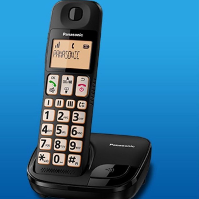 PANASONIC KXTGE110CX DIGITAL SPEAKER PHONE WITH BIG CLEAR DIALING