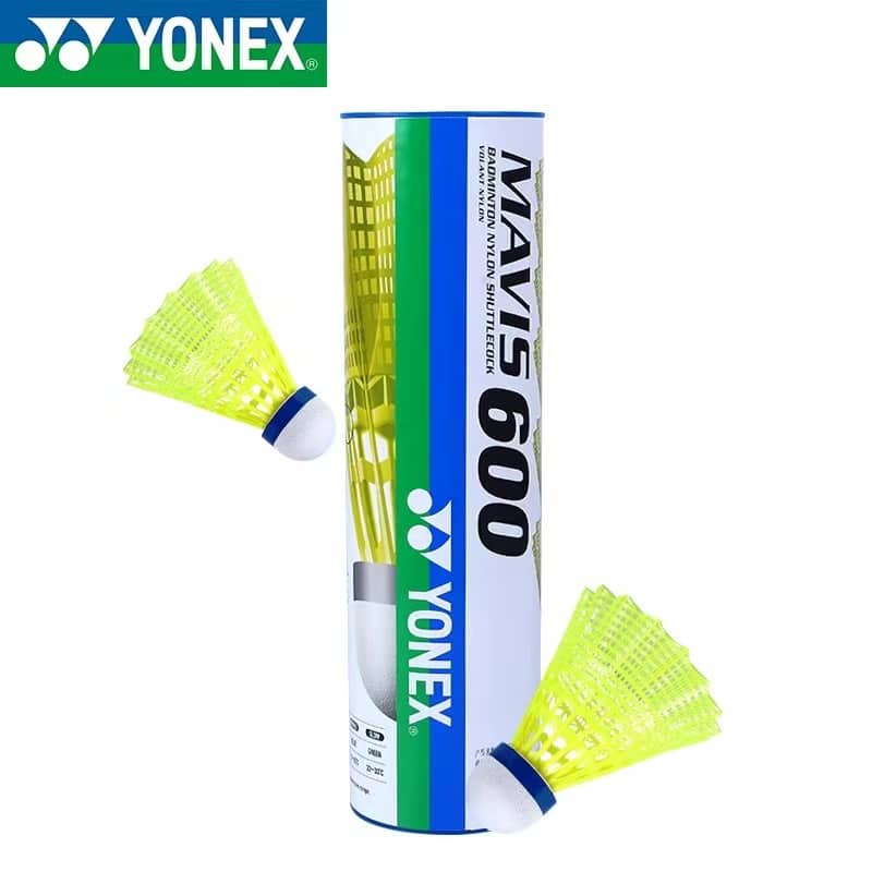 YONEX Mavis 600 Badminton Shuttlecock (Yellow)