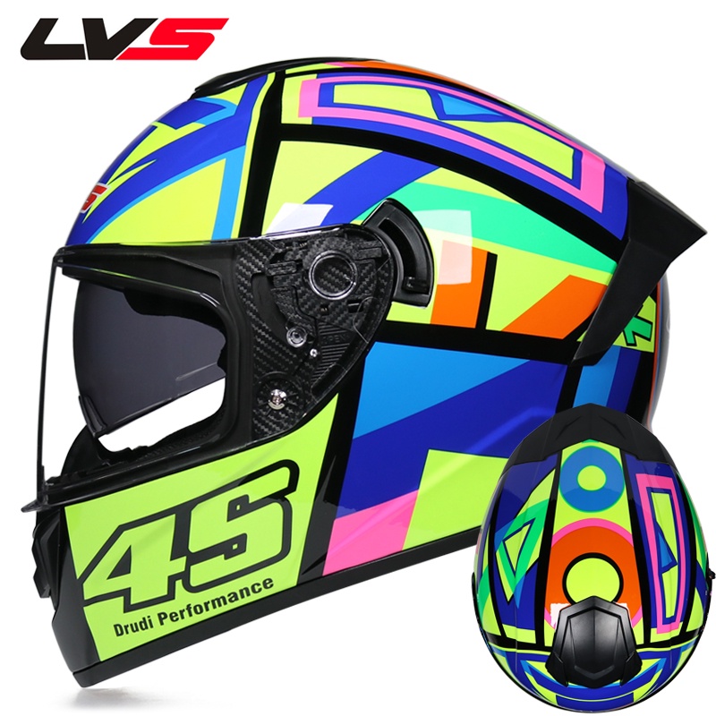 In Stockvgv Dual Lens With Icc Helmet Full Face Legit Motorcyle Helmet Shopee Philippines