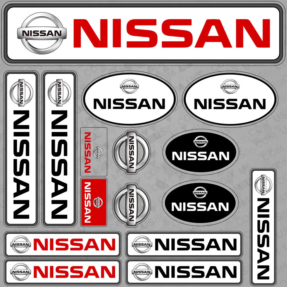 For Nissan Sport Car Sticker Decal Stripes Logo Interior Decoration ...