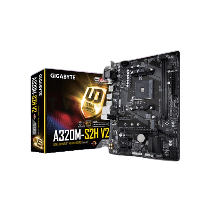 Gigabyte Ga-A320M-S2H V2 Socket Am4, AMD A320, Micro Atx Motherboard ...