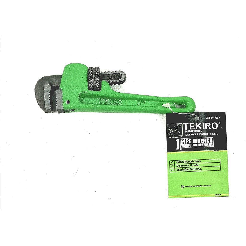 Tekiro Pipe wrench 6 "6 inch Pipe wrench Tekiro) Shopee Philippines
