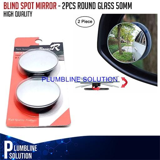 Wide Angle Side Mirrors 2-PCS Blind Spot Mirrors - 360&deg; Adjustable Convex Rear View Mirrors For Cars, Trucks &amp; Vans Adjustable Convex Rear View Mirrors Car Safety