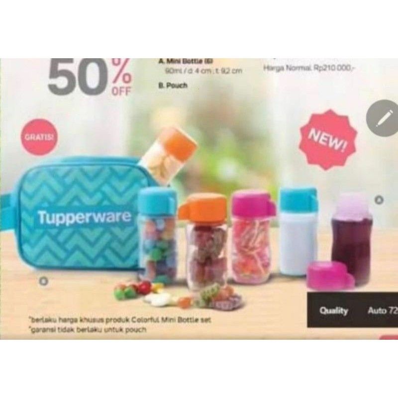 Eco mini Tupperware, kkcr 90 ml mini bottle 90 ml contains 6 pcs ...