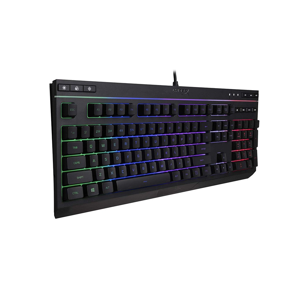 HYPER-X HYPERX ALLOY CORE RGB MEMBRANE GAMING KEYBOARD WITH SPILL ...