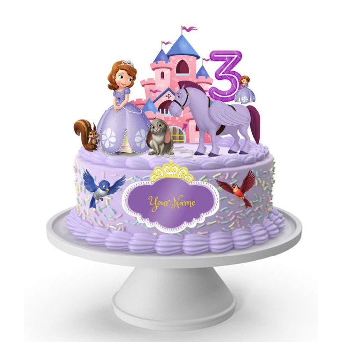 PERSONALIZED SO FIA THE FIRST CAKE TOPPER SET | Shopee Philippines