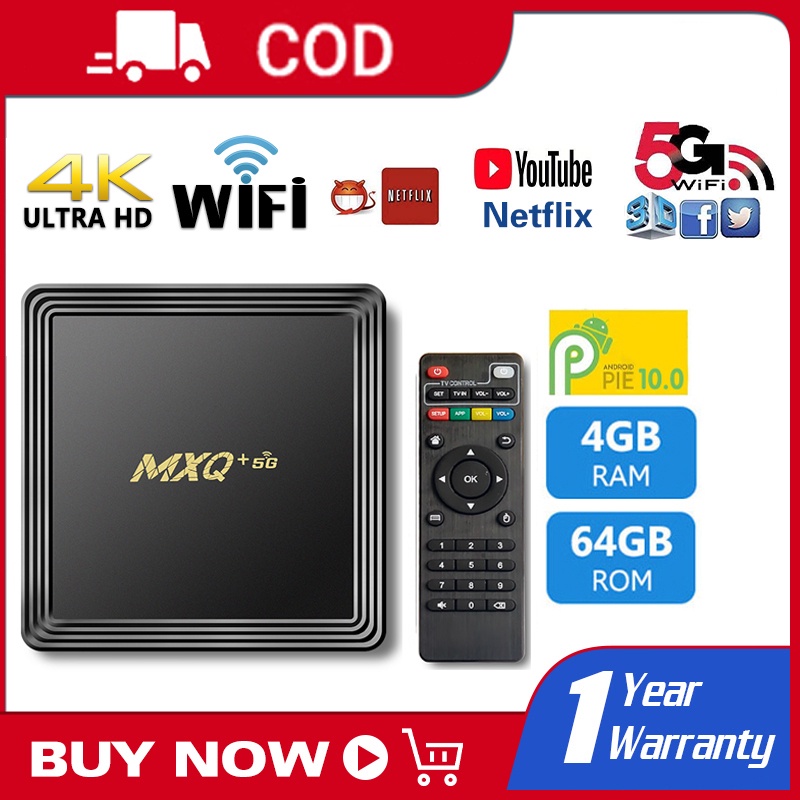 GINZA TV BOX m x q pro 4k 5g tv box 2020 original smart box for tv