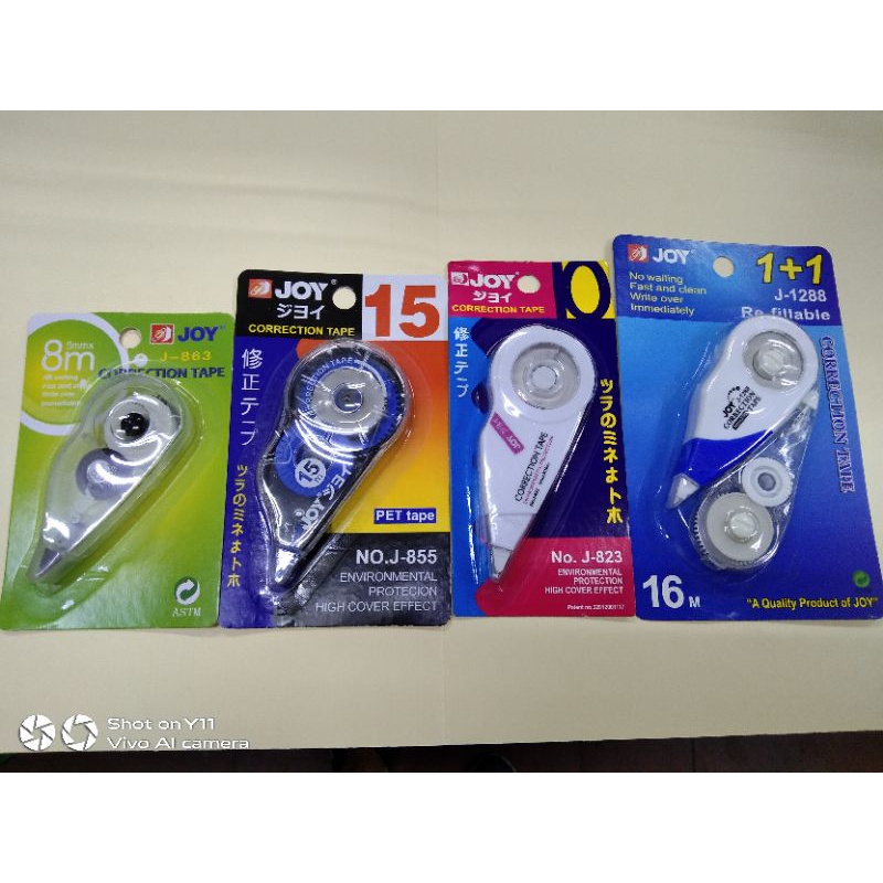 Joy correction tape (8,10,15,16mm) Shopee Philippines