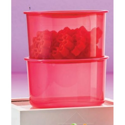 Tupperware One Touch Topper Large (2) 2.0L - Red | Shopee Philippines