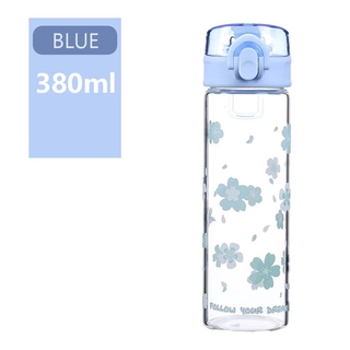 Kawaii Sakura Glass Water Bottle Portable Leak Proof Transparent Drinking  Bottle For Girl Travel Sports Bouncing Cup Lid Bottles - Price history &  Review, AliExpress Seller - Boxihome Store