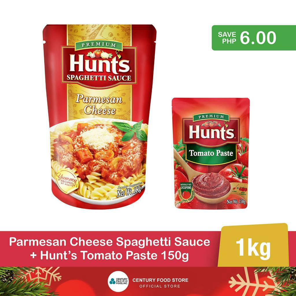 Hunts Spaghetti Sauce Parmesan Cheese 1kg Hunts Tomato Paste 150g Shopee Philippines 1146