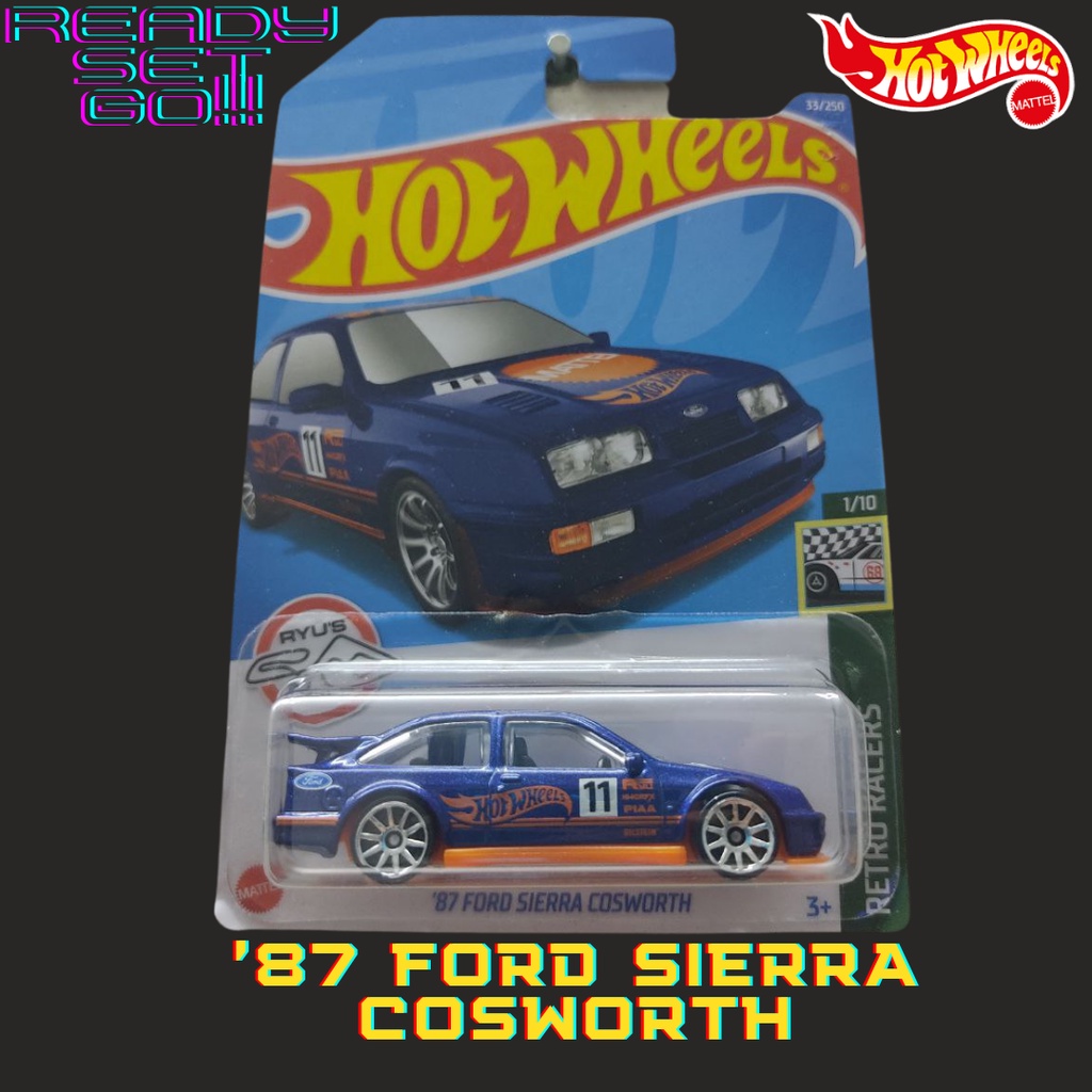 Hot Wheels '87 Ford Sierra Cosworth Special Ryu's Rides Edition Hot ...