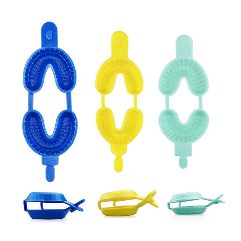 20pcs Dental Fluoride Tray Disposable Foam Impression Trays Dentistry Instrument Dentist