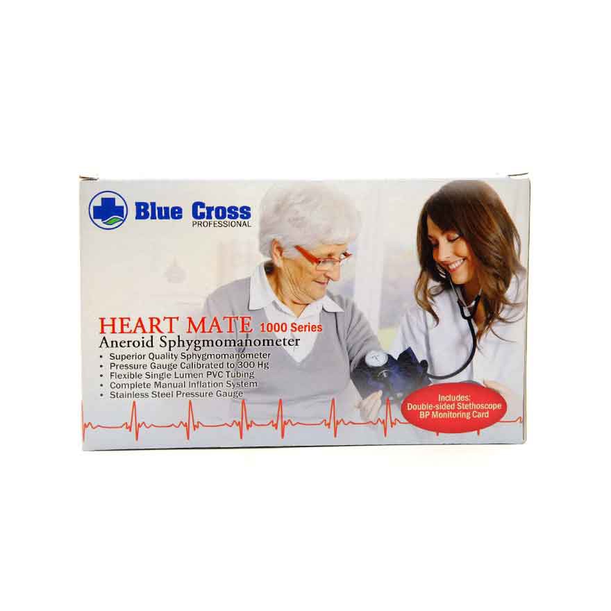BLUE CROSS Heartmate Aneroid Sphygmomanometer Shopee Philippines