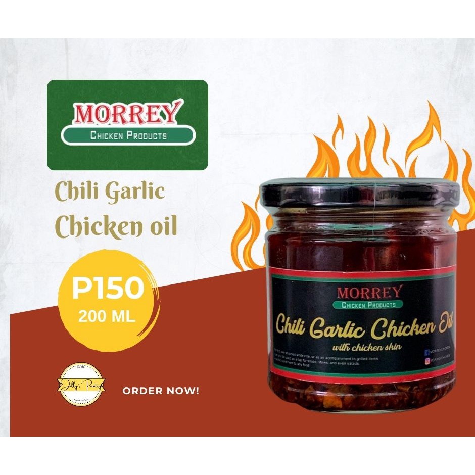 Morrey Chili Garlic Chicken Oil with Chicken Skin by Ninong Ry Shopee