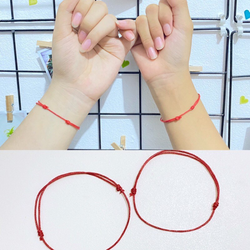 Red string bracelet deals couple