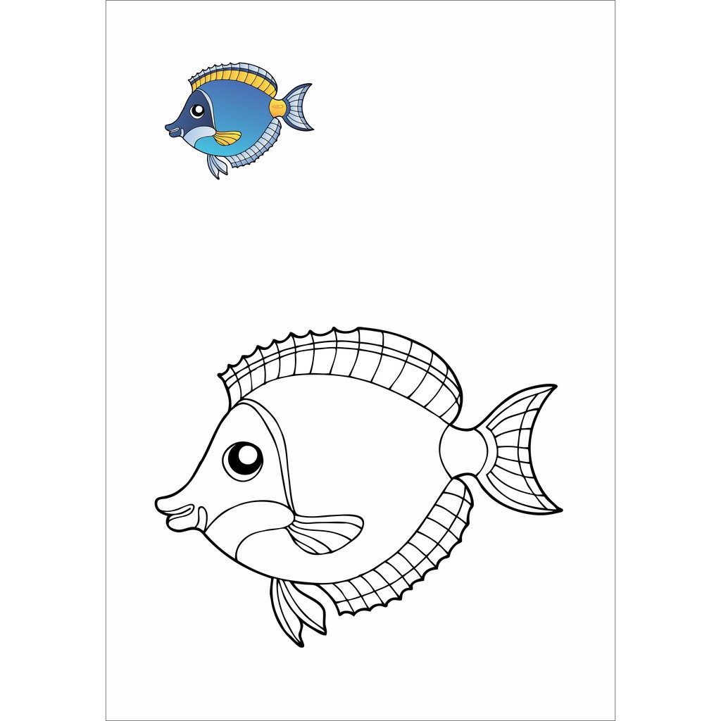 Coloring pictures for children A4 Drawing paper suitable for pencil