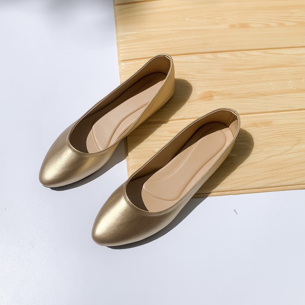 Milan Official Sandy Semi-Pointed Doll Shoes | Shopee Philippines