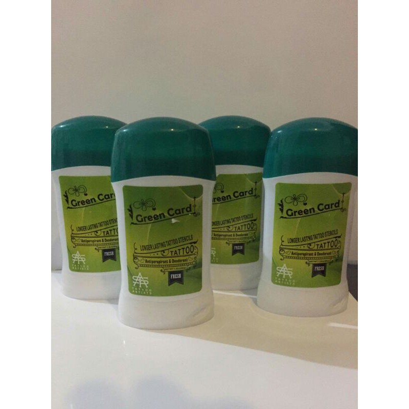 Greencard tattoo transfer stencil deodorant Shopee Philippines