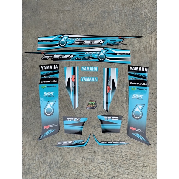 Fiz R Striping Yamaha Fiz R Petronas Trim Variation Striping Sticker ...