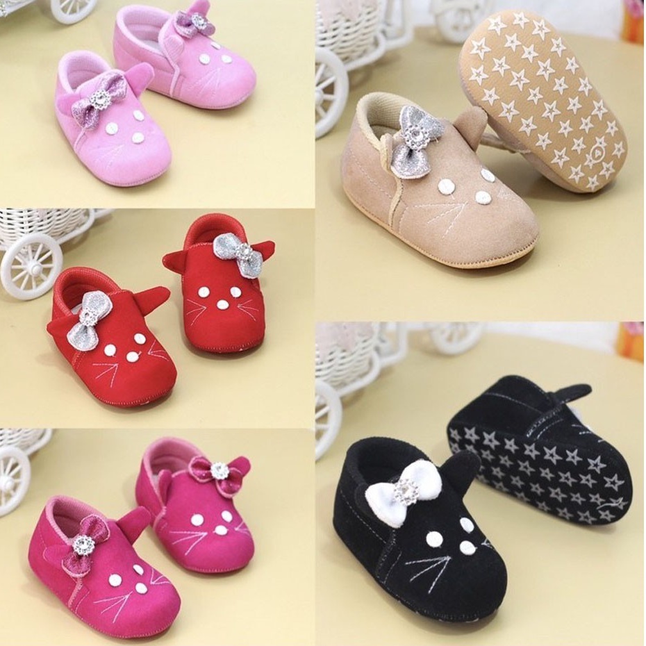 Beautiful Cat Design Shoes For Baby Girl/Boy main image 1