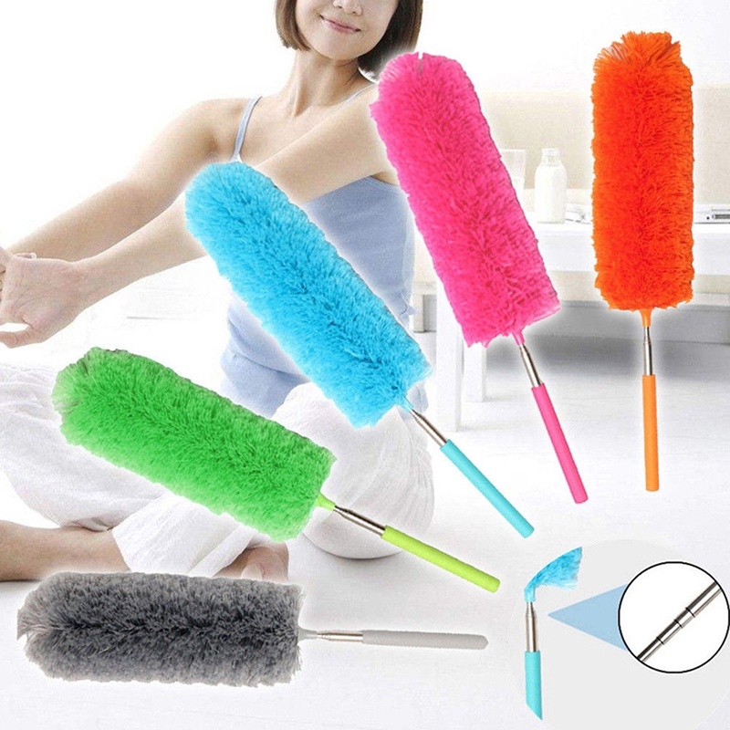Home Supplies Mini Dust Removal Anti-static Retractable Handle Dust ...