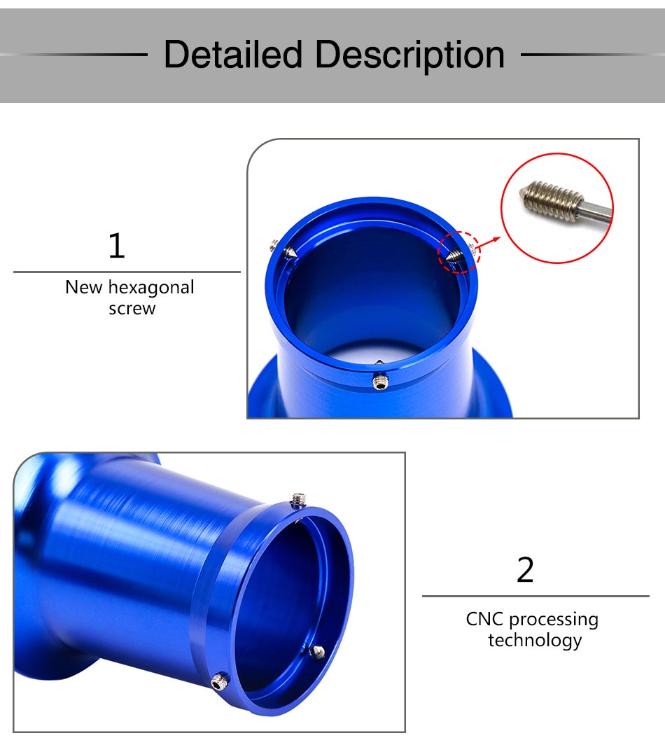 55mm Air Intake Filter Cleaner Blue Fit For PWK 32mm 34mm - Foto 8