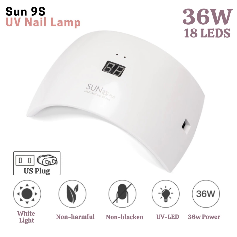 Berfly Sun 9s 36Watts UV Led Nail Lamp 9S Non Harmful Non Blacken