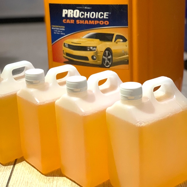 Pro Choice Car Shampoo by Microtex (1liter) | Shopee Philippines