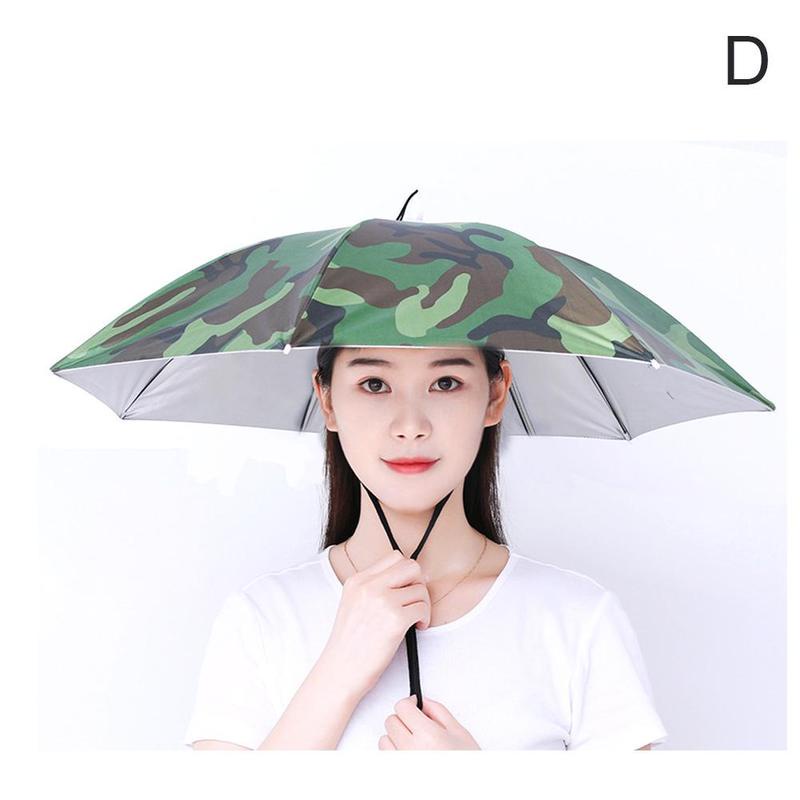 Outdoor Fishing UV Umbrella Hat Large Foldable Hiking Accessories