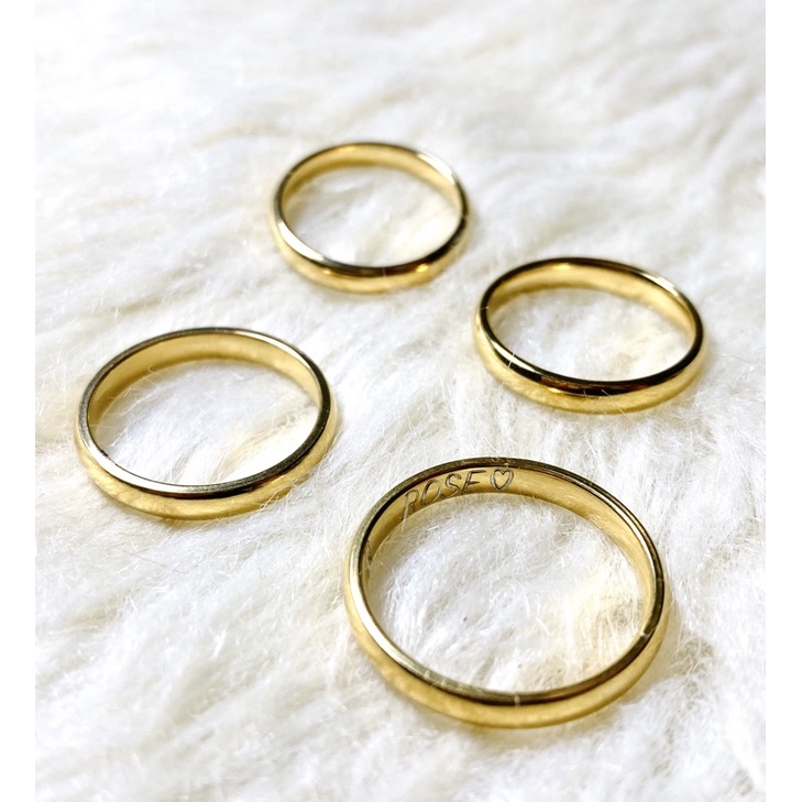 Personalized Ring | Free Engrave Name | Shopee Philippines