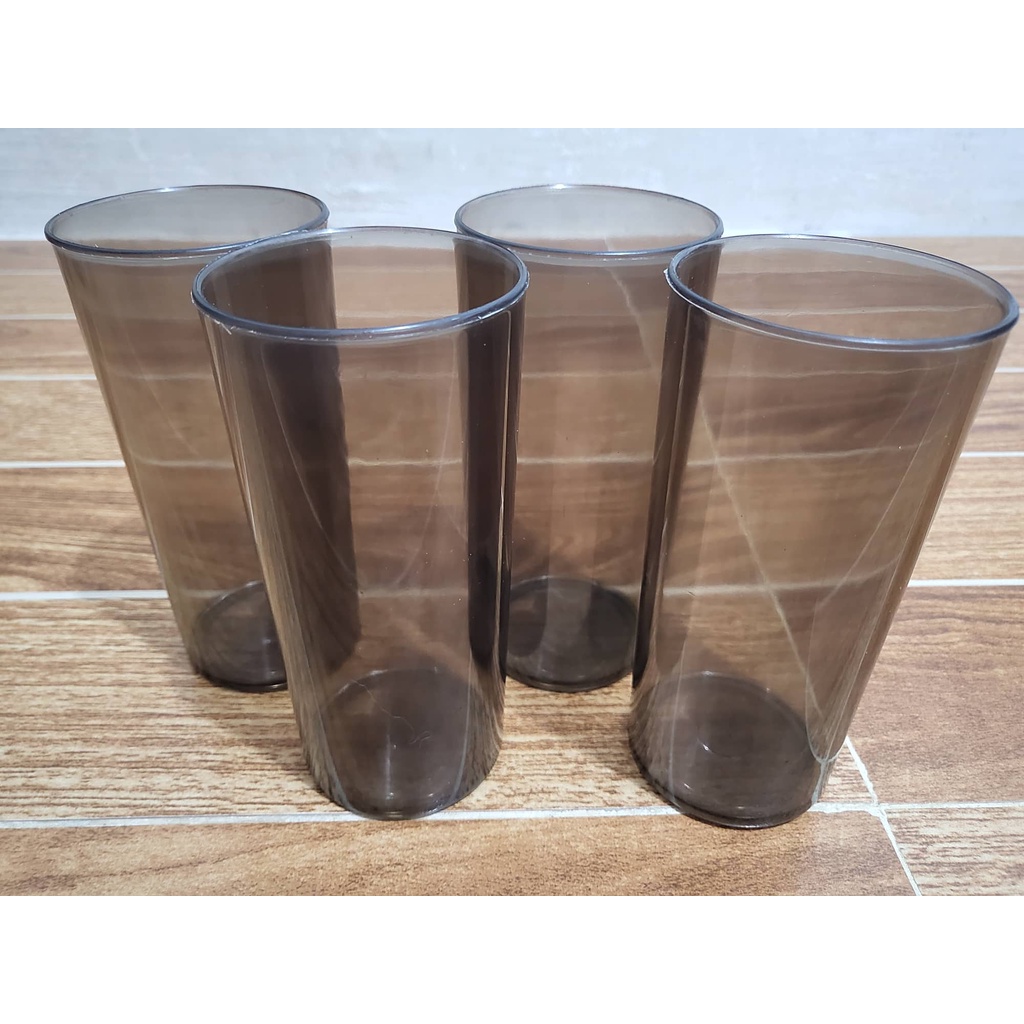 Set Of 4pcs Drinking Glasses Baso Juice And Water Cup Fast Food