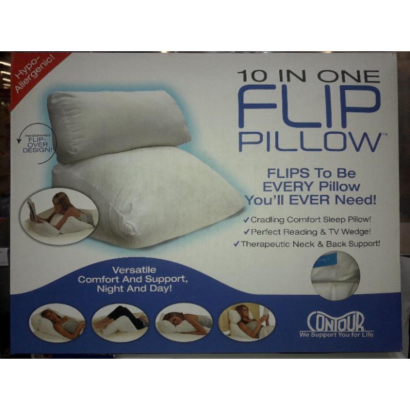 10 in clearance one flip pillow