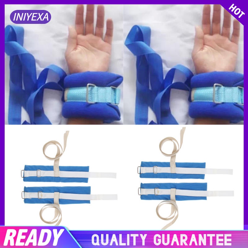 2 Pairs Limb Holders Restraint Cuffs Straps for Bed Hospital Medical Ankle and Wrist