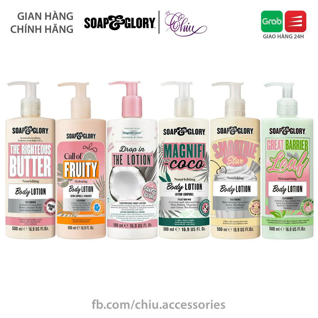 Soap and Glory Body Lotion 500ml (Various types) Shopee Philippines