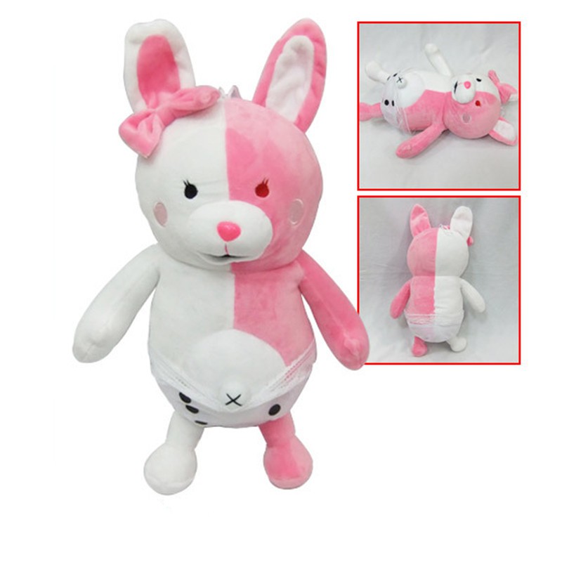 New Pink White Monomi Rabbit Danganronpa Monokuma Bear Plush Toys Doll Gift Shopee Philippines