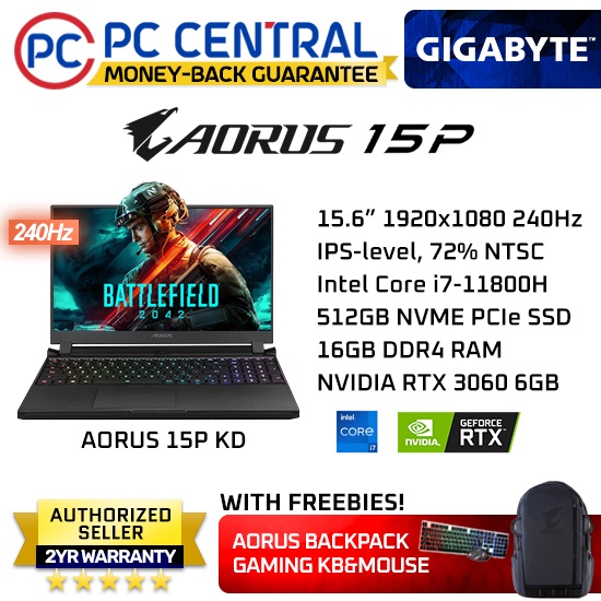 Écran LCD 15.6" IPS FHD 1920x1080 Pour AORUS 15P KD - Dalle Neuve 40 Pins, 100% SRGB