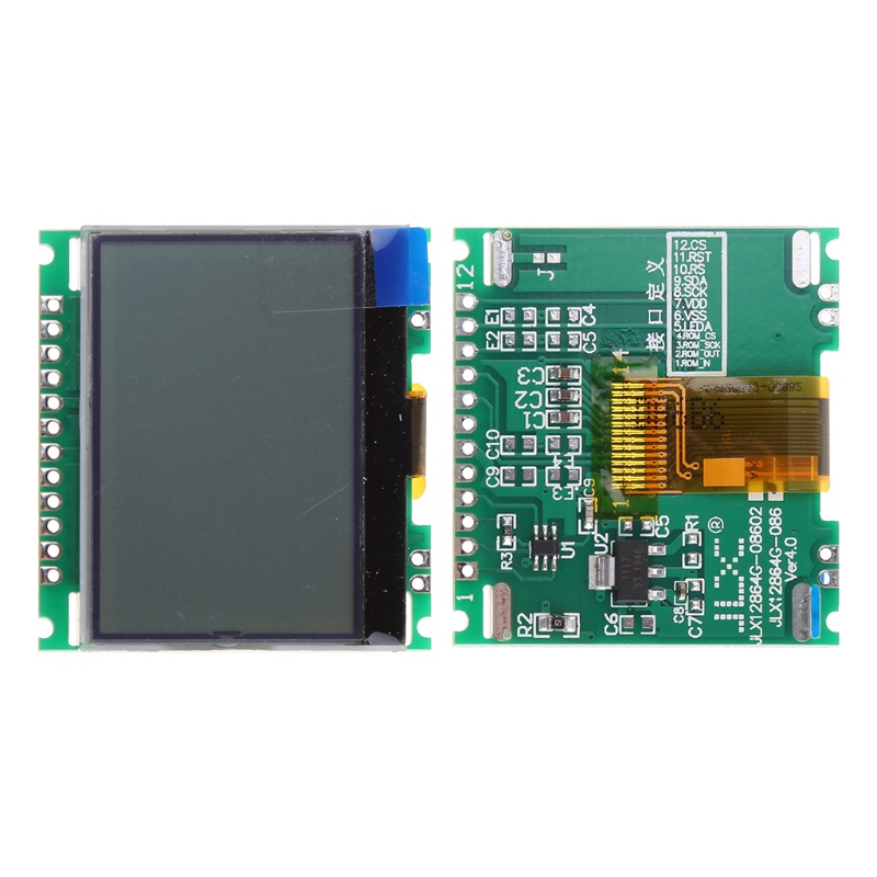 LI 12864 128X64 Serial SPI Graphic COG LCD Module Display Screen Build ...