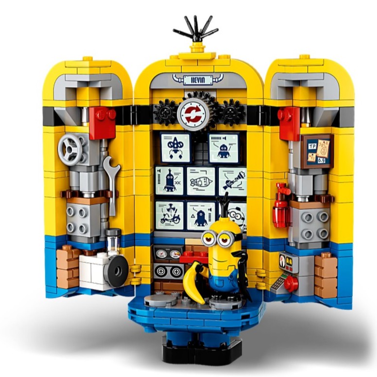 MINION BRICK BUILD-MINION & THEIR LAIR COMPATIBLE BUILDING BLOCK BRICK ...