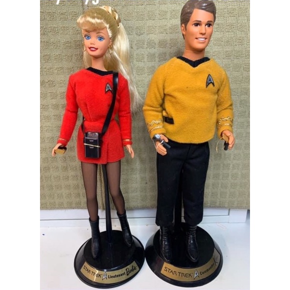 Star trek barbie and ken worth hot sale