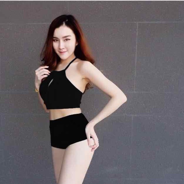 Two piece 2025 swimsuit shopee