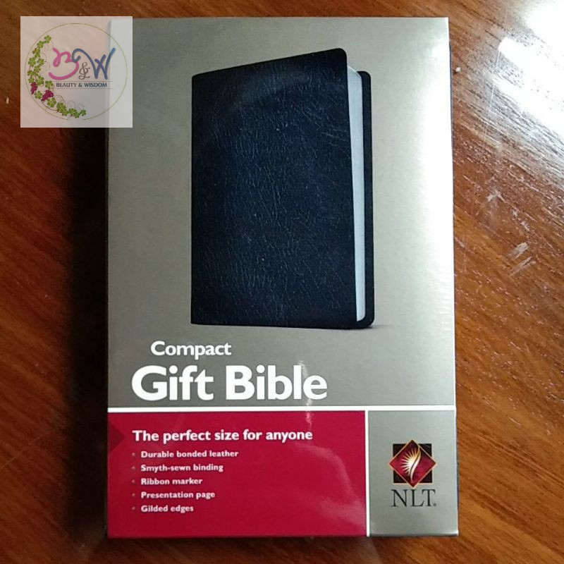 NLT Compact Gift Bible Bonded Leather Shopee Philippines