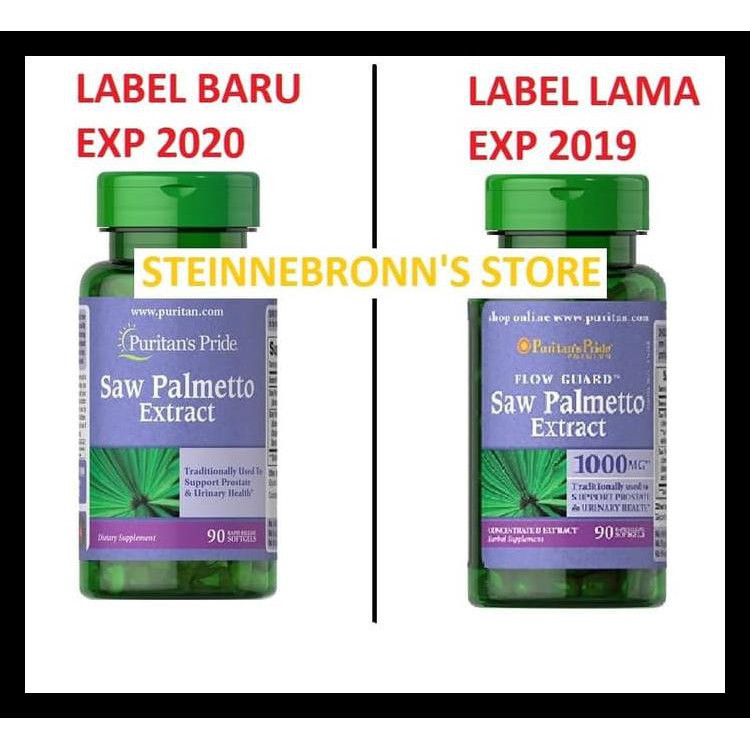 Puritan Pride Saw Palmetto 1000 mg 90 Softgels Shopee Philippines