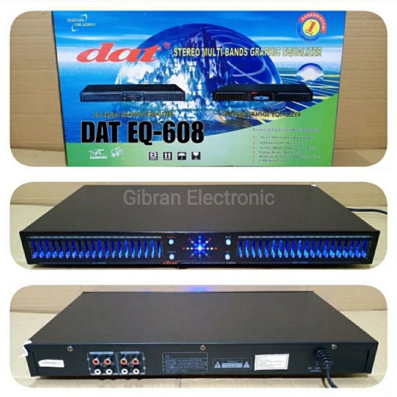 Equalizer DAT EQ608 2x20 Channels Shopee Philippines
