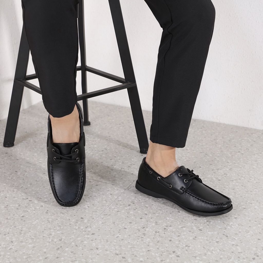 P.H FORMAL BLACK SHOES TOP SIDER WYH 706 Shopee Philippines