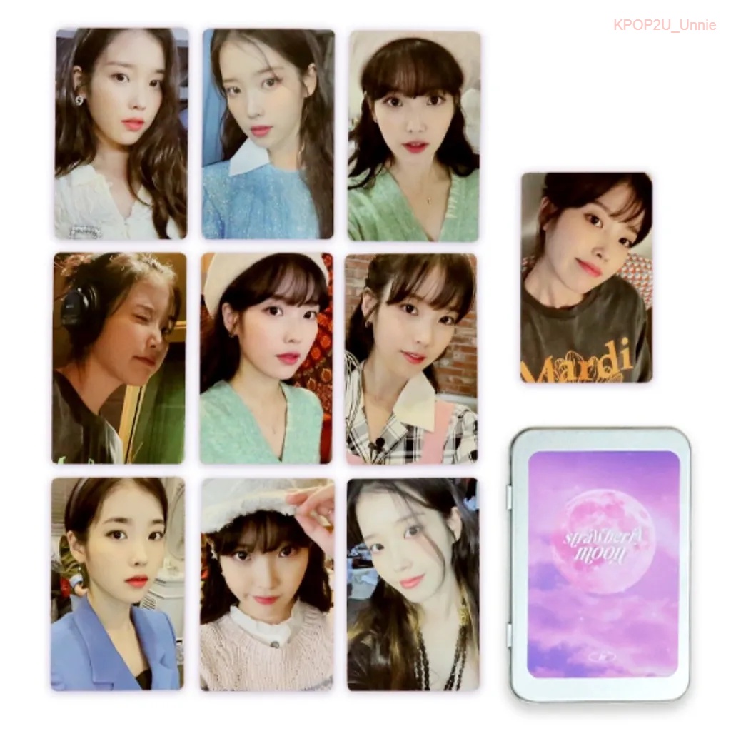TINGI ] IU Strawberry Moon LILAC Official Photocard Photo card