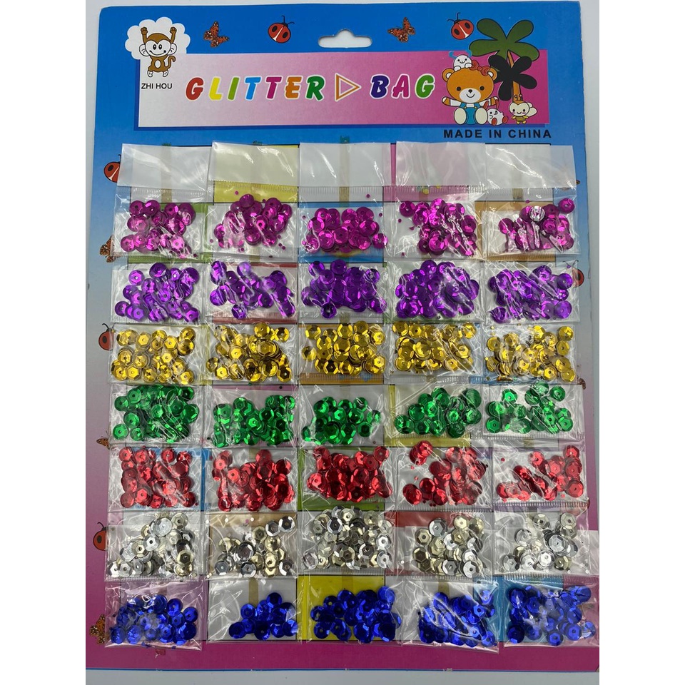 Sequins and Beads per Cardboard for Arts and Crafts | Shopee Philippines