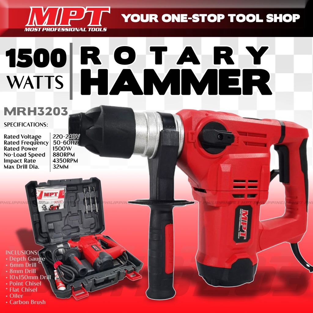 Mpt discount hammer drill