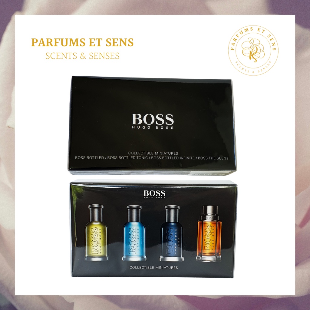 Hugo Boss Collectible Miniature 4x5ml Men's Fragrance Gift Set Shopee