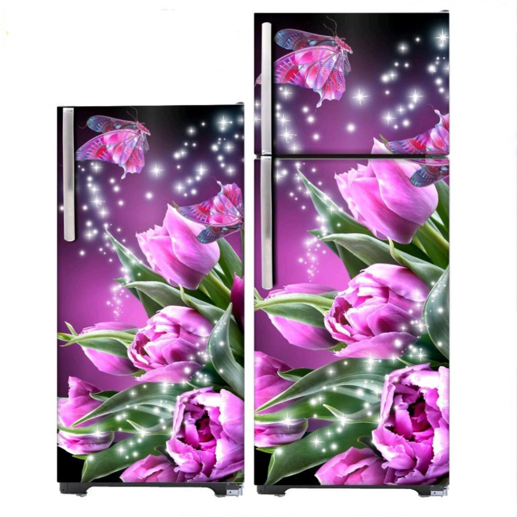 2 DOOR REFRIGERATOR STICKER (60X150CM) | Shopee Philippines